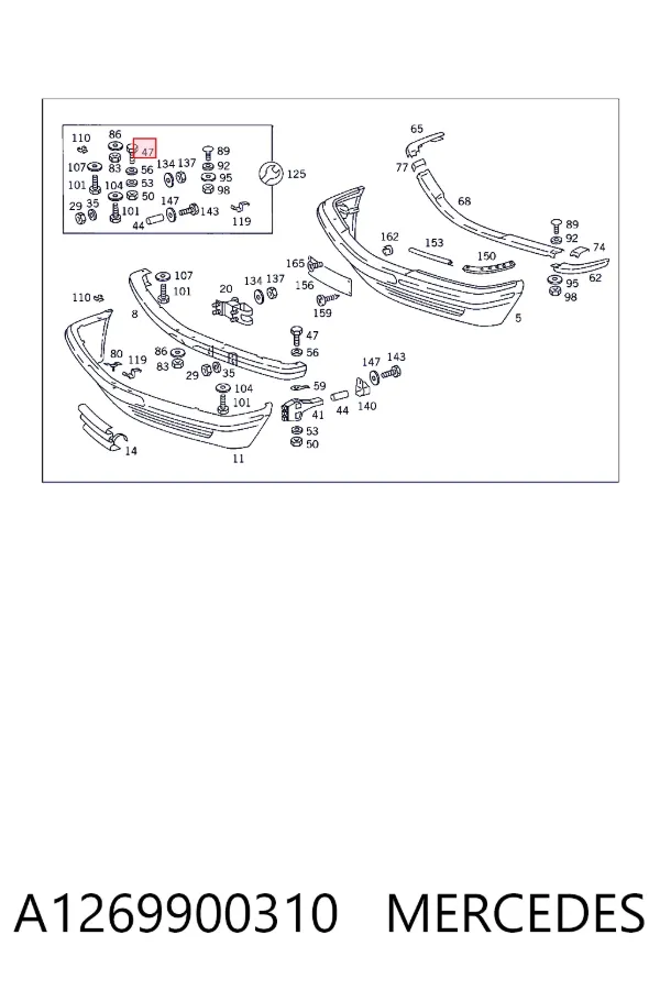 A1269900310 Mercedes