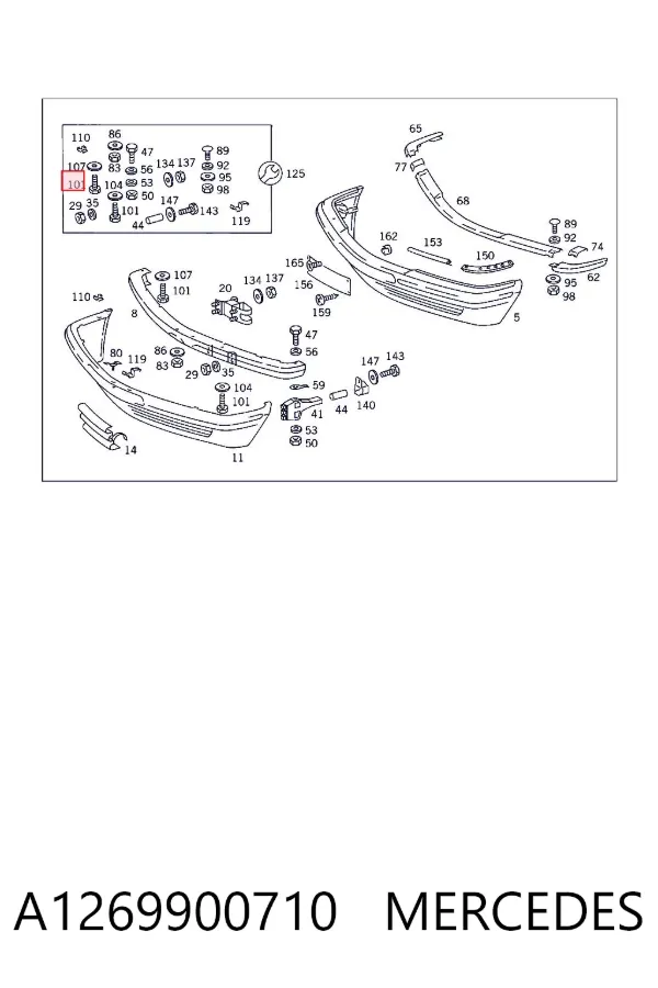  A1269900710 Mercedes