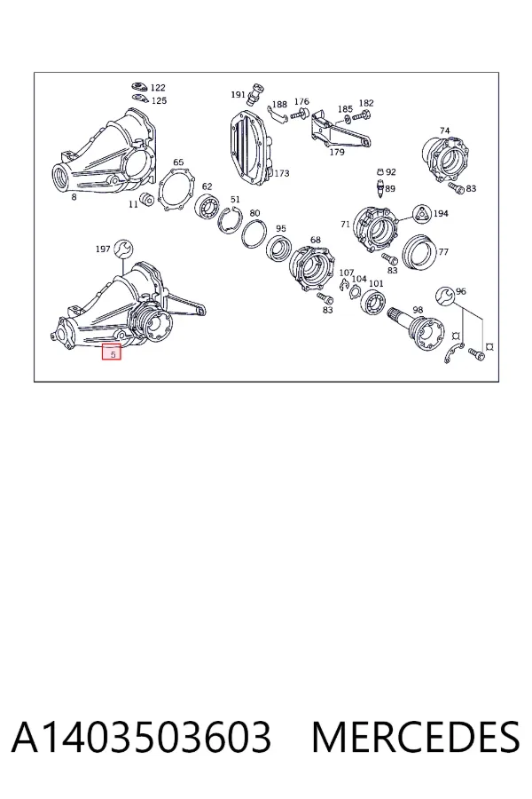  A1403503603 Mercedes
