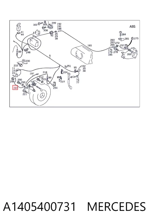  A1405400731 Mercedes