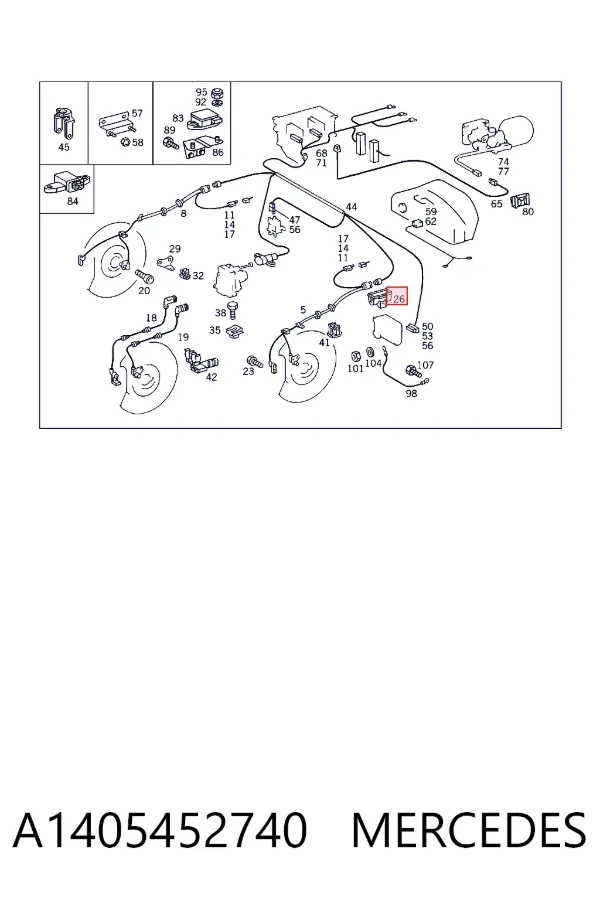  A1405452740 Mercedes
