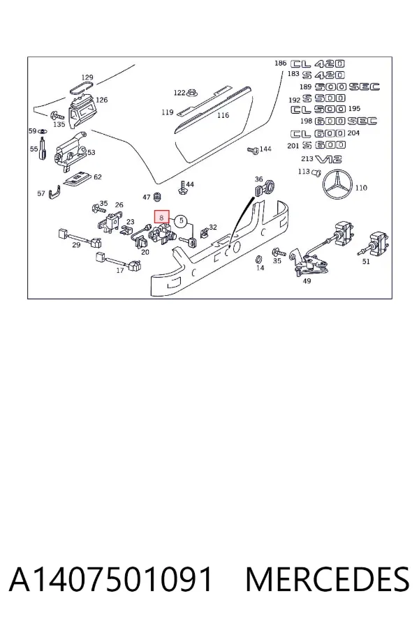  A1407501091 Mercedes