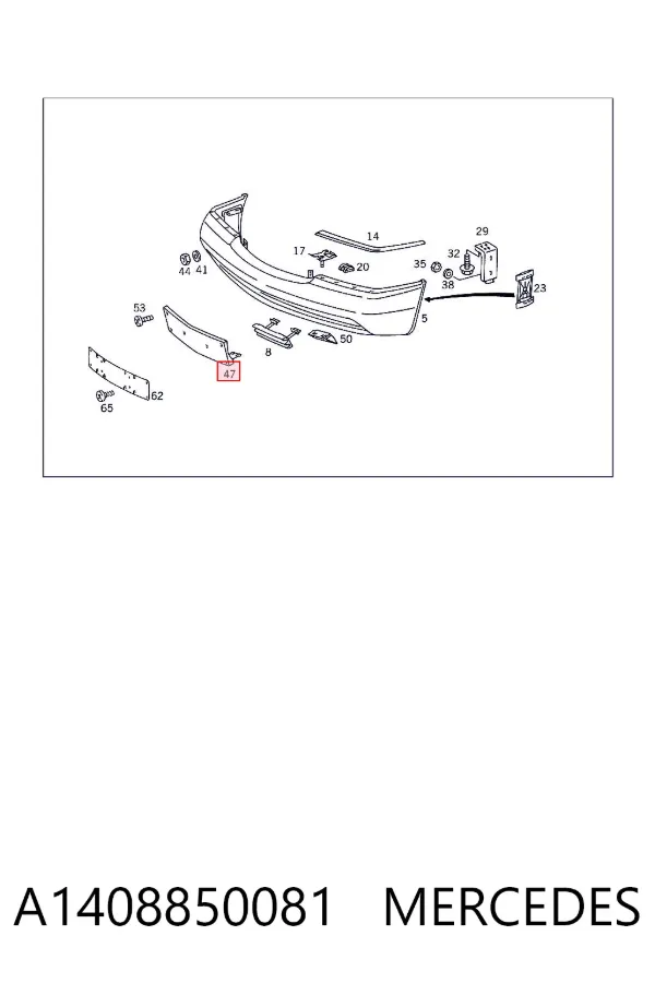  A1408850081 Mercedes
