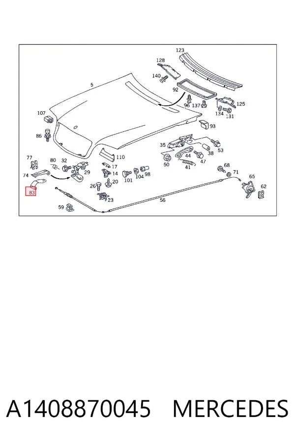  A1408870045 Mercedes