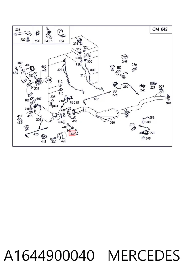  A1644900040 Mercedes