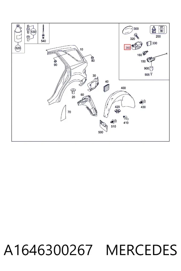  A1646300267 Mercedes