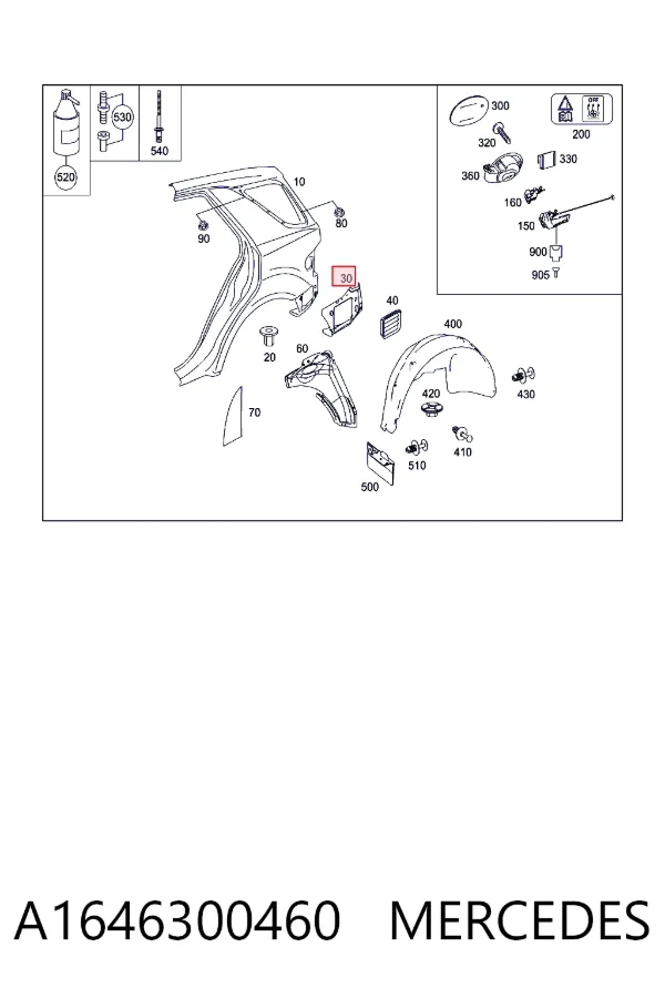  A1646300460 Mercedes