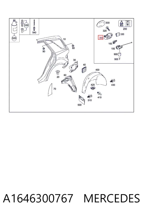  A1646300767 Mercedes