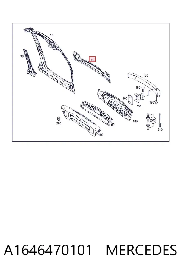  A1646470101 Mercedes