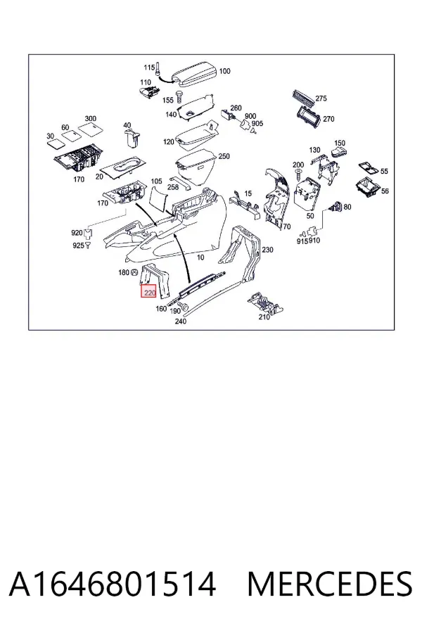 A1646801514 Mercedes