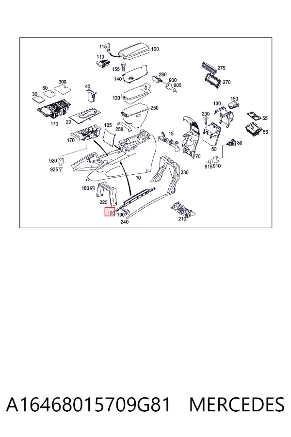  A16468015709G81 Mercedes