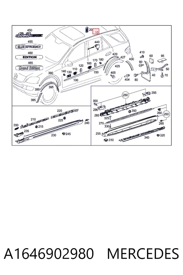  A1646902980 Mercedes