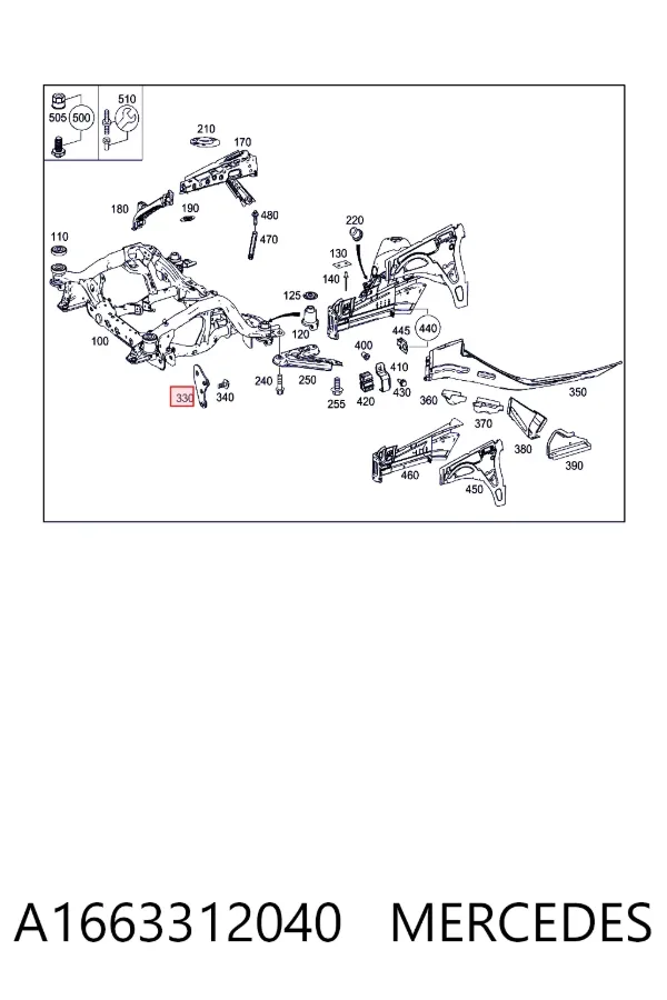  A1663312040 Mercedes