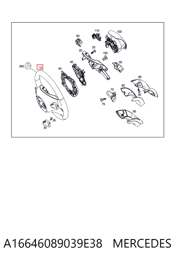 Volante Mercedes ML/GLE W166