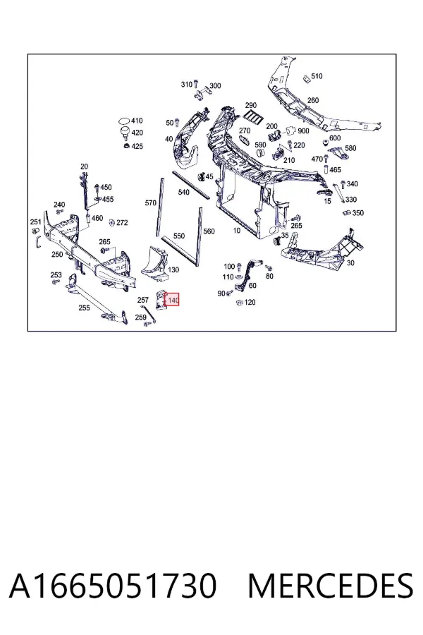  A1665051730 Mercedes