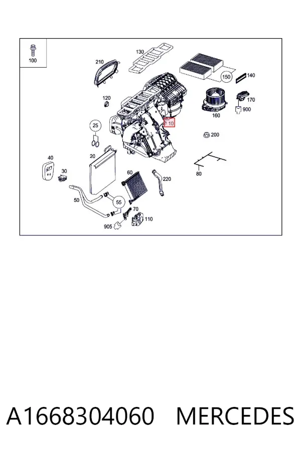  A1668304060 Mercedes