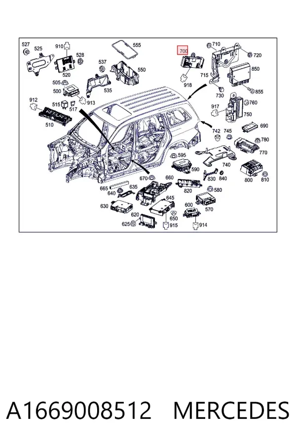  A1669008512 Mercedes