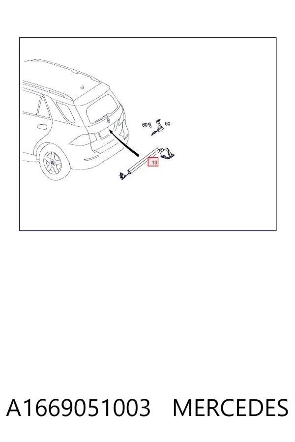 Câmara do sistema para asseguramento de visibilidade A1669051003 Mercedes