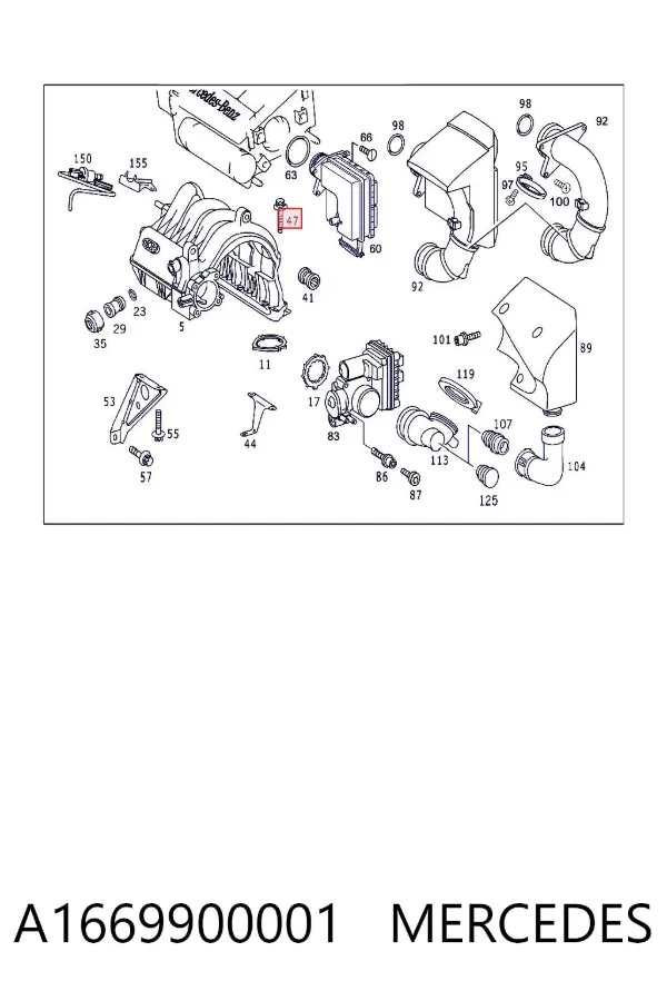  A1669900001 Mercedes