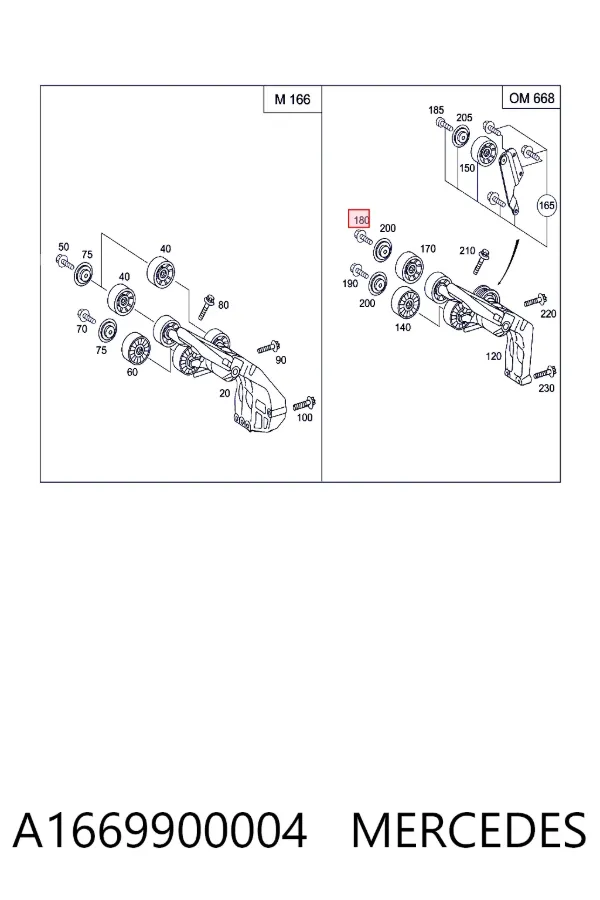  A1669900004 Mercedes
