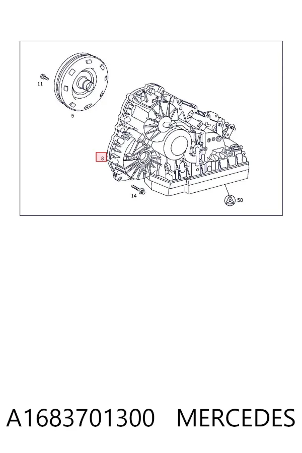 Caixa Automática de Mudança montada Mercedes A W168