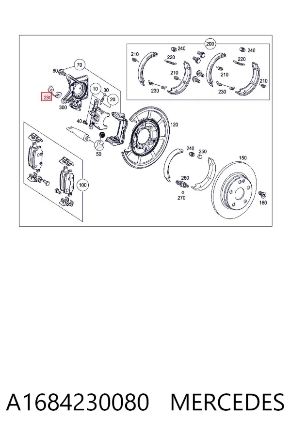  A1684230080 Mercedes