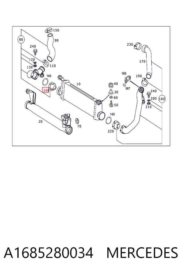  A1685280034 Mercedes