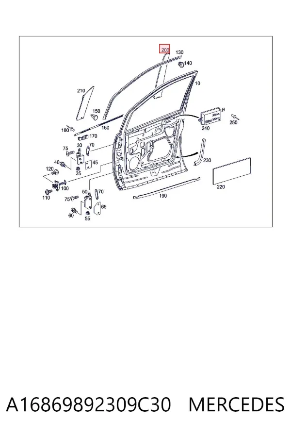  A16869892309C30 Mercedes