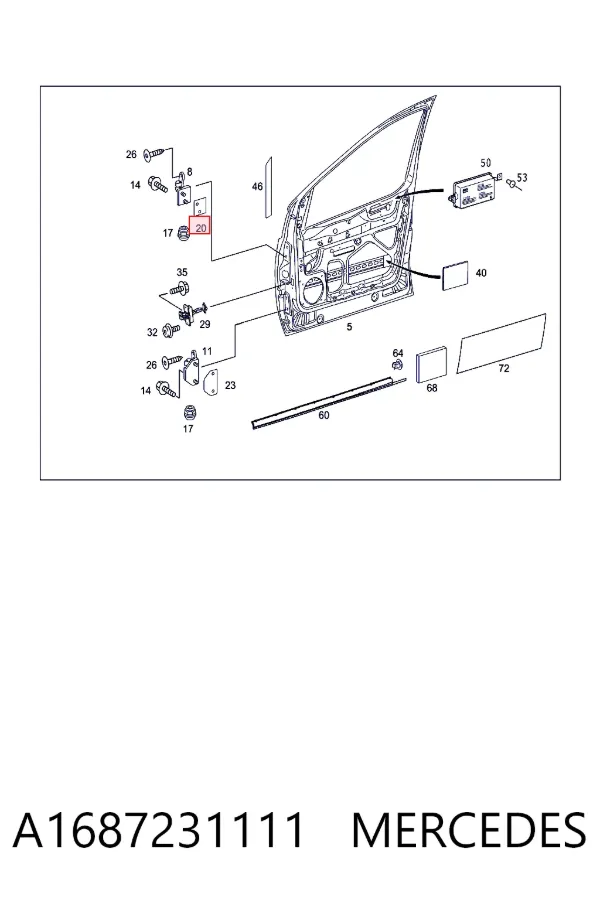  A1687231111 Mercedes