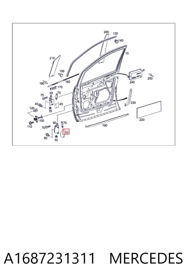  A1687231311 Mercedes