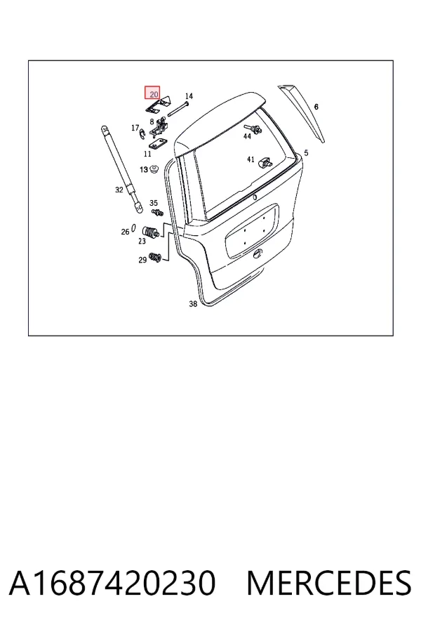  A1687420230 Mercedes