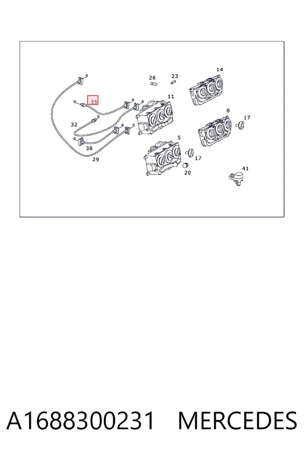  A1688300231 Mercedes