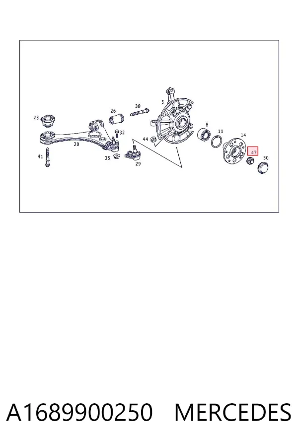  A1689900250 Mercedes