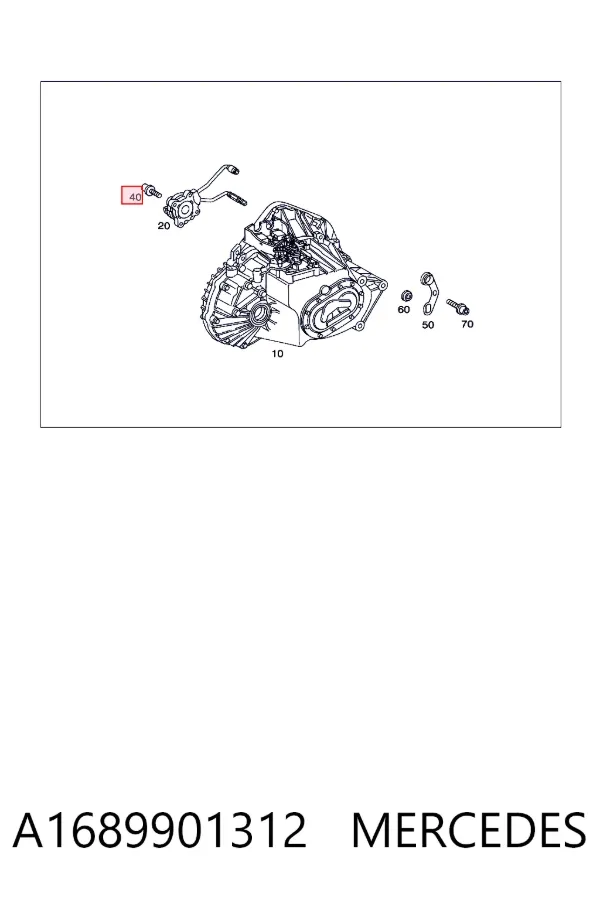  A1689901312 Mercedes