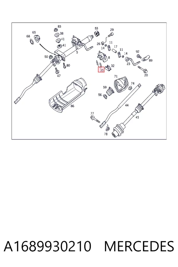  A1689930210 Mercedes
