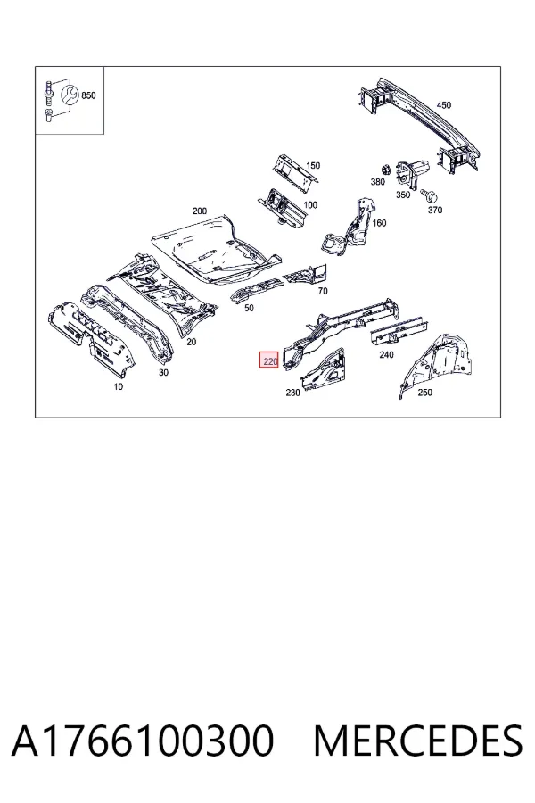  A1766100300 Mercedes