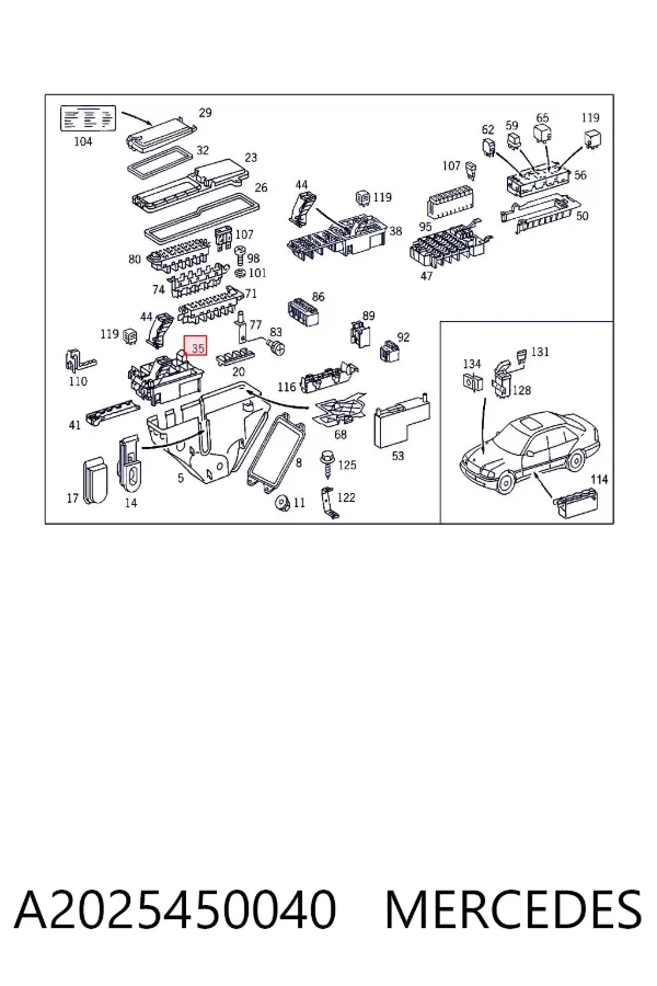 A2025450040 Mercedes