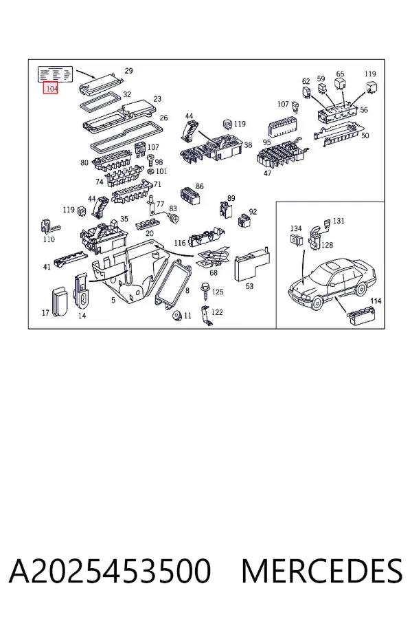  A2025453500 Mercedes