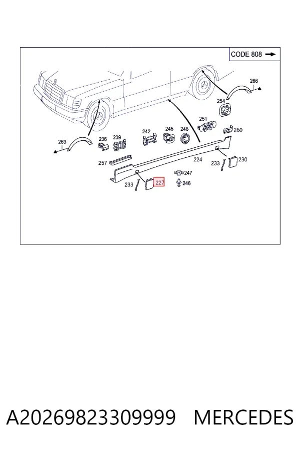  A20269823309999 Mercedes