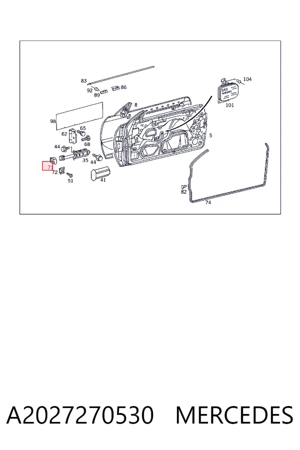  A2027270530 Mercedes
