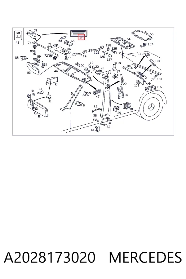  A2028173020 Mercedes