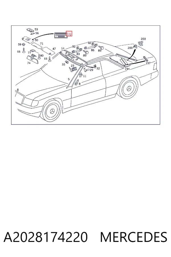  A2028174220 Mercedes