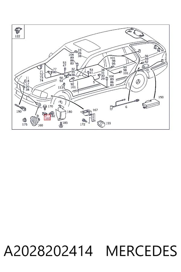  A2028202414 Mercedes