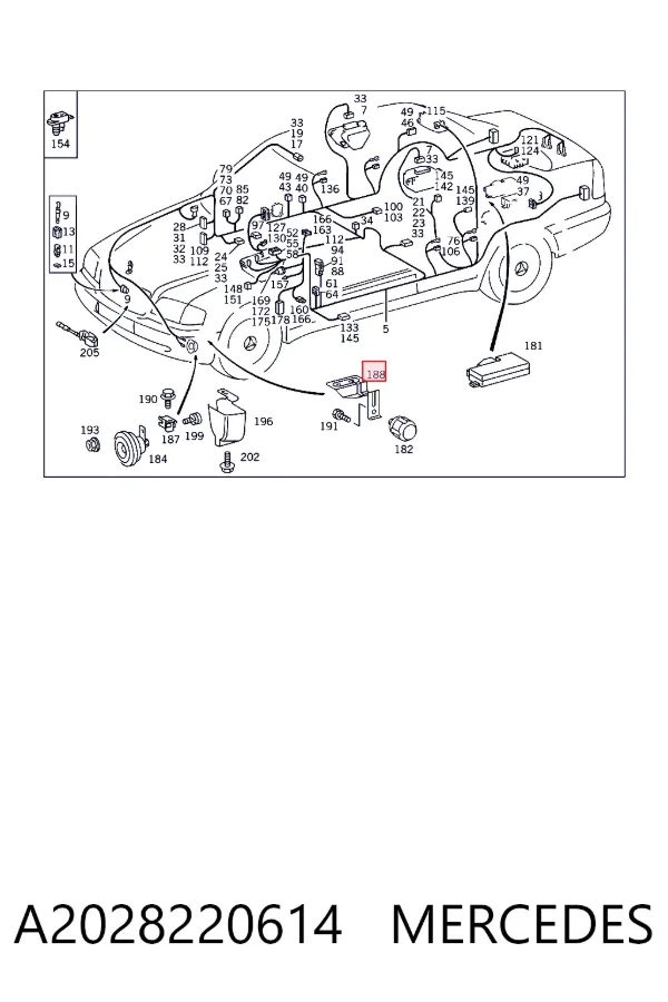 A2028220614 Mercedes