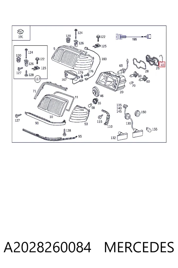  A2028260084 Mercedes