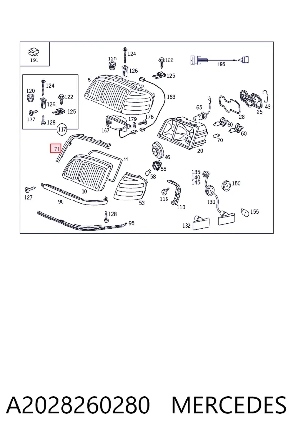  A2028260280 Mercedes