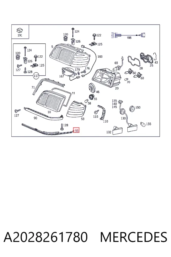  A2028261780 Mercedes
