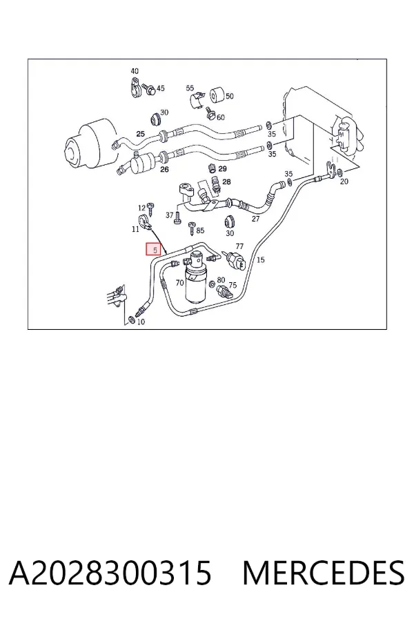  A2028300315 Mercedes
