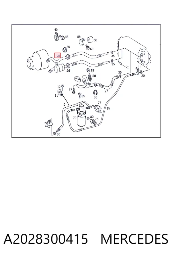  A2028300415 Mercedes
