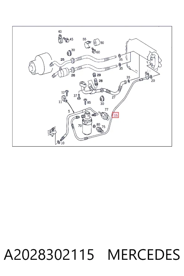 A2028302115 Mercedes